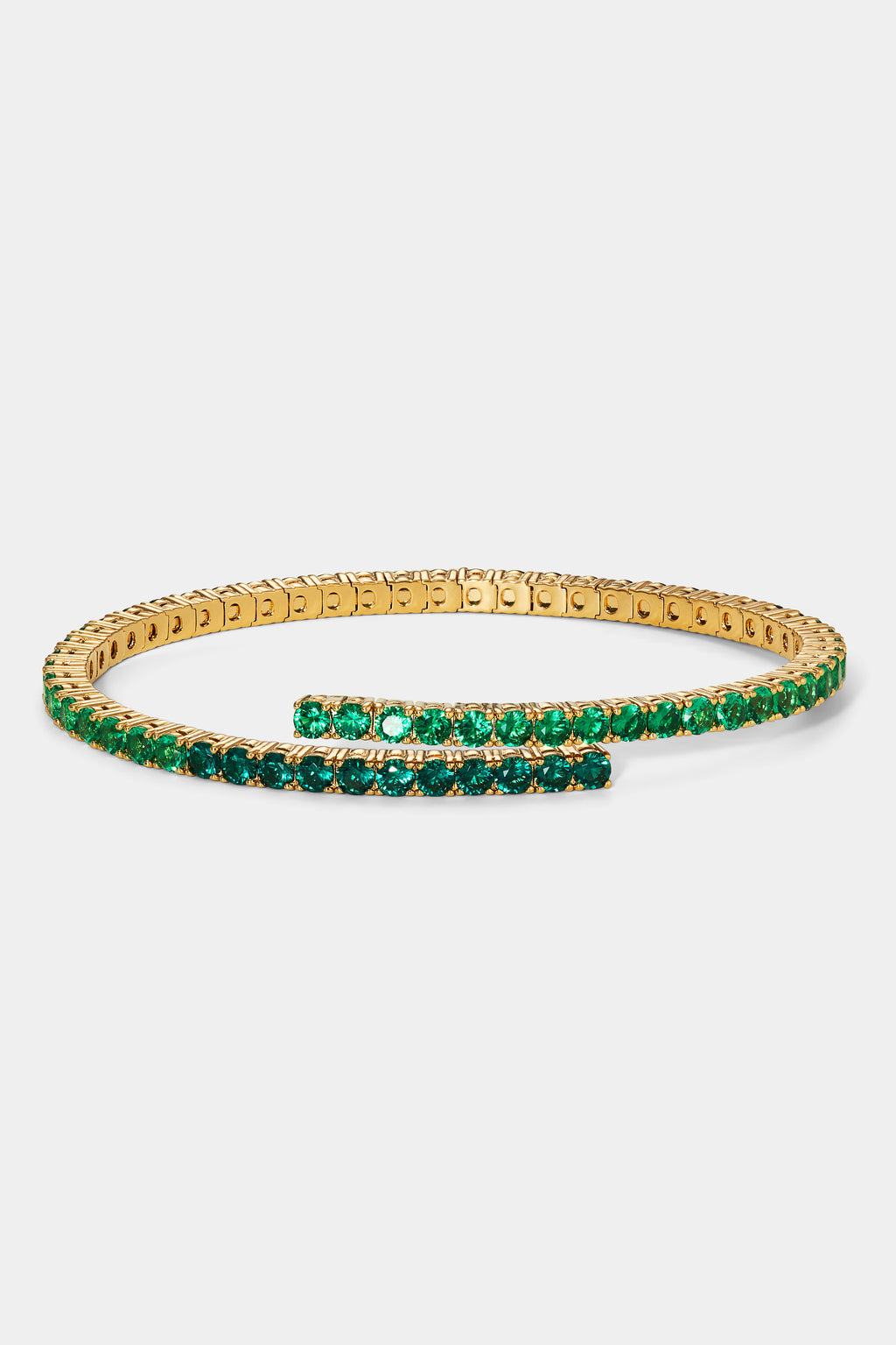Green Tourmaline Tennis Bracelet