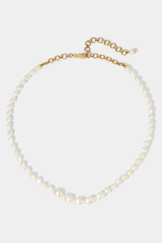 SIREN ALL-AROUND MIXED PEARL COLLAR NECKLACE