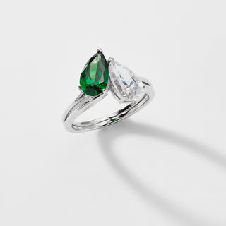 HAPPY HOUR GREEN COCKTAIL RING