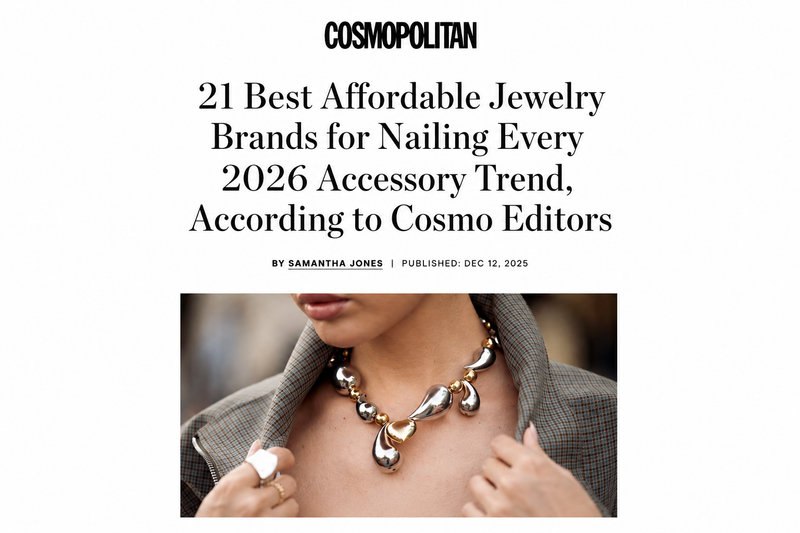 Cosmopolitan | 21 Best Affordable Jewelry Brands for Nailing Every 2026 Accessory Trend, According to Cosmo Editors