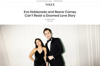 Vogue | Eva Noblezada and Reeve Carney Can’t Resist a Doomed Love Story