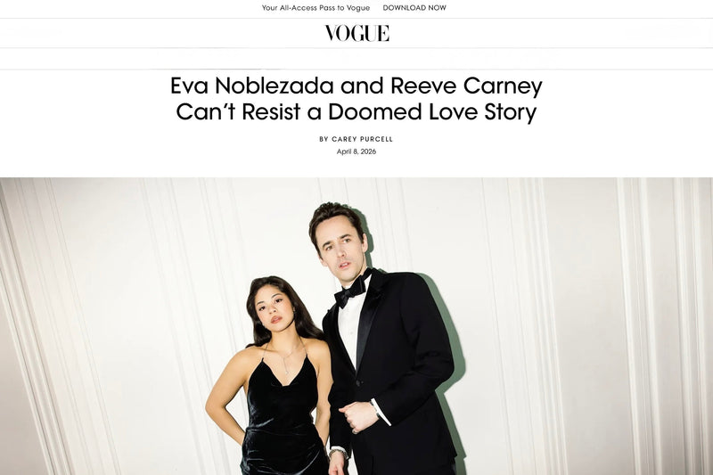 Vogue | Eva Noblezada and Reeve Carney Can’t Resist a Doomed Love Story