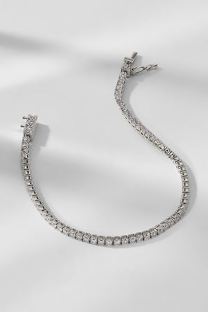 Perfect Tennis 2.5mm CZ 7.25" Bracelet