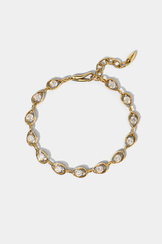 IT GIRL CHAIN LINE BRACELET GOLD PLATING