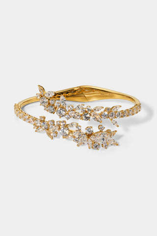 CANNES BOTTOM HINGE BRACELET IN GOLD PLATING