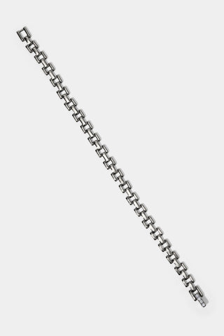 CELINE SMALL WATCH CHAIN BRACELET IN RHODIUM PLATING