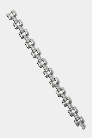 CELINE WATCH CHAIN BRACELET IN RHODIUM PLATING