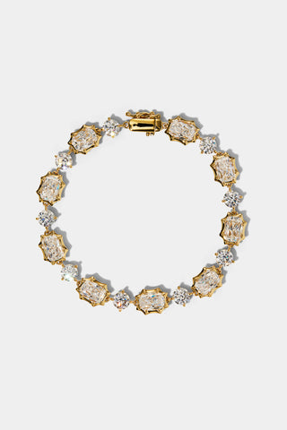 SUPERNOVA LINE BRACELET IN GOLD PLATING