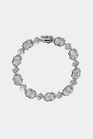 SUPERNOVA LINE BRACELET IN RHODIUM PLATING