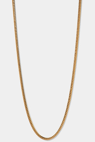 22" 18KT GOLD CUBAN 2.75MM NECKLACE