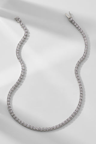 PERFECT TENNIS 4MM CZ NECKLACE