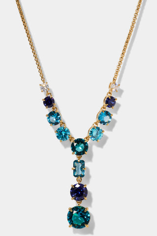 STELLAR MULTI STONE Y NECKLACE