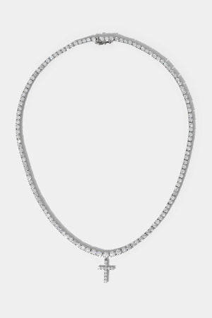 ASTRID CROSS TENNIS NECKLACE – NADRI