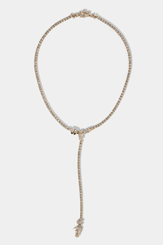 CANNES REVERSIBLE Y NECKLACE IN GOLD PLATING