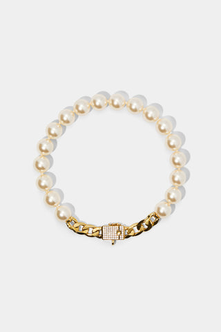 CLEOPAWTRA PEARL SMALL COLLAR IN GOLD TONE