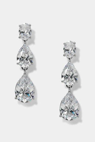 CHLOE PEAR DROP EARRINGS