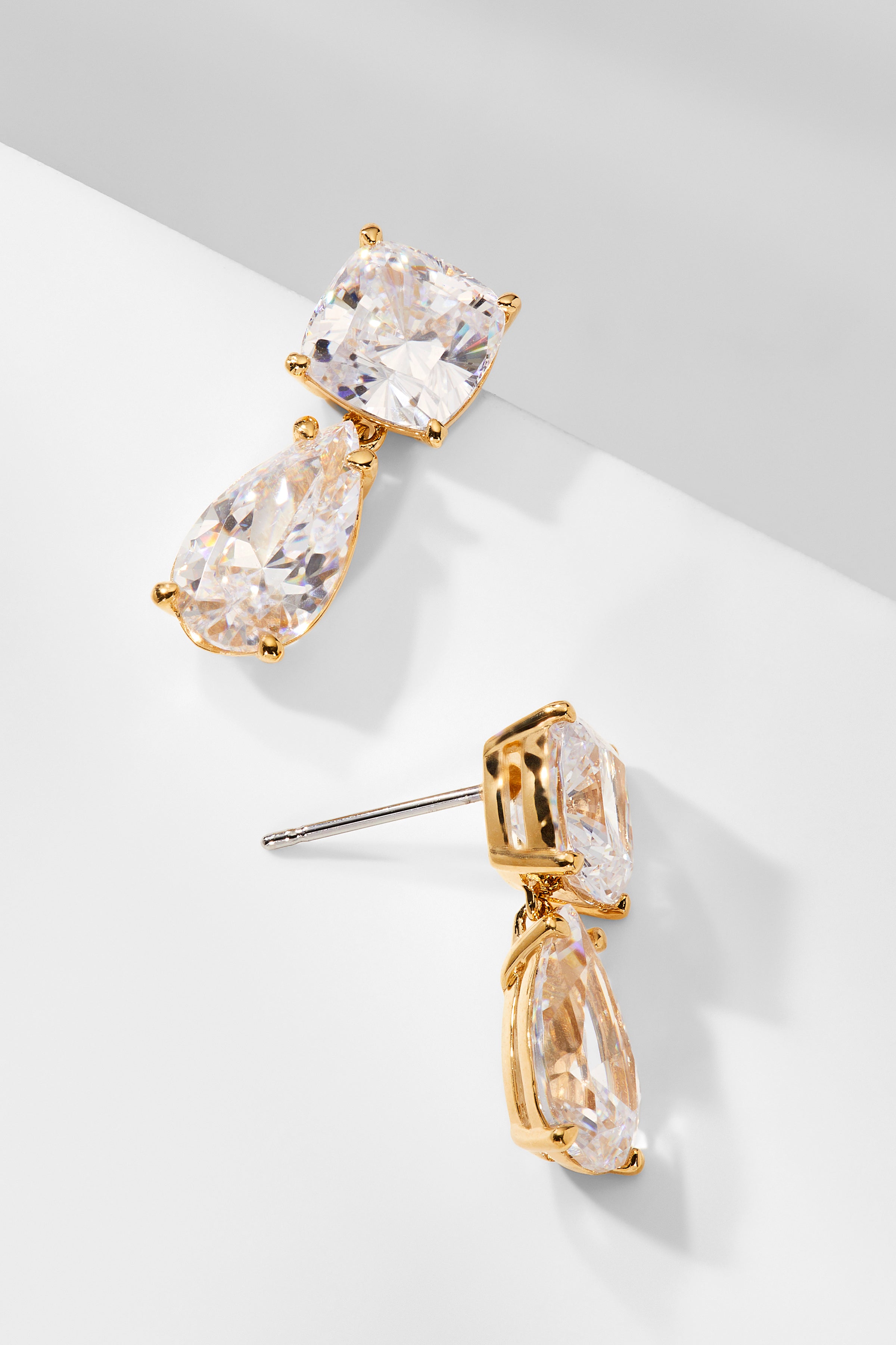 ROCKSTARS CZ PEAR DROP EARRINGS – NADRI