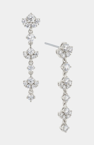 MATCHPOINT SMALL LINEAR CZ EARRINGS