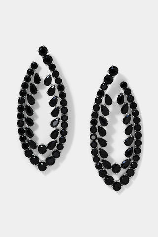 STARLET BLACK FRONTAL EARRINGS