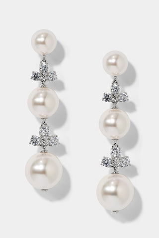 VENUS PEARL LINEAR EARRINGS