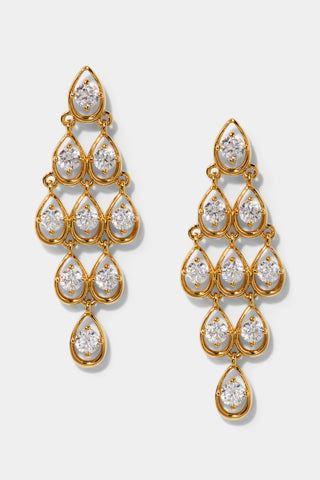 IT GIRL KITE DROP EARRINGS IN GOLD PLATING