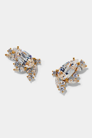 CANNES STUD EARRINGS IN GOLD PLATING