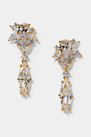 CANNES DROP EARRINGS IN GOLD PLATING