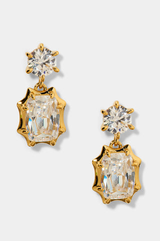 SUPERNOVA SMALL DROP EARRINGS IN GOLD PLATING