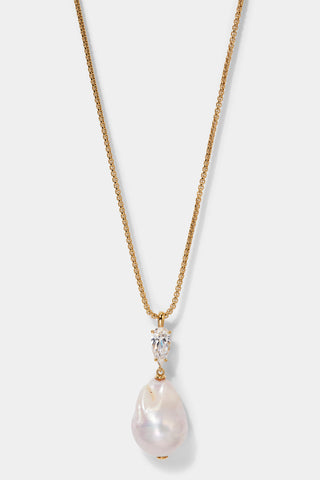 LONDON 22" FRESHWATER PEARL PENDANT NECKLACE