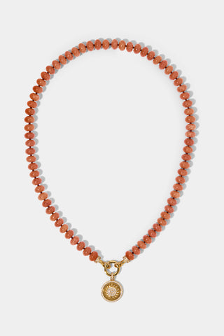BEADS OF PARADISE SUN PENDANT NECKLACE