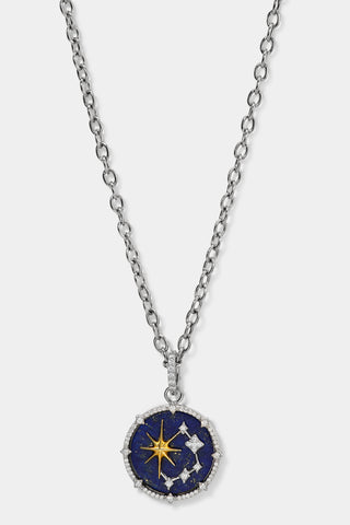 NADRI’S GLOBE TROTTER STARS PENDANT NECKLACE