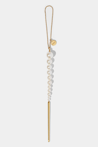 GOOD CHEER PEARL ICICLE ORNAMENT IN GOLD PLATING