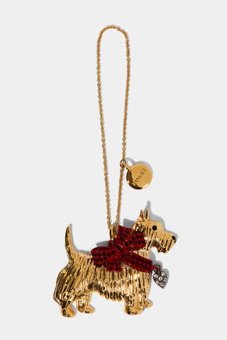 GOOD CHEER SCOTTY ORNAMENT IN GOLD PLATING