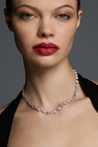 BEATRIX MIXED CZ SLIDER NECKLACE