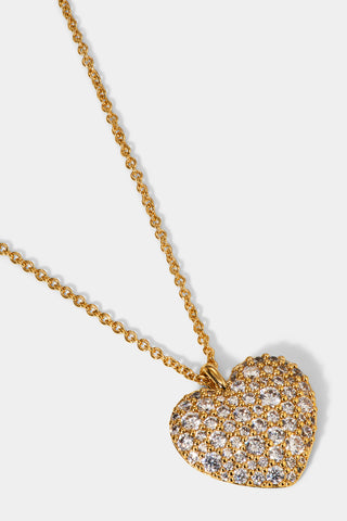 GIFTED PAVE CZ HEART PENDANT