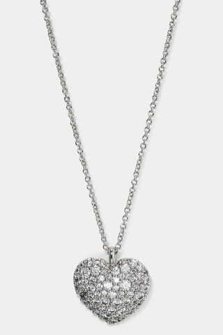 GIFTED PAVE CZ HEART PENDANT