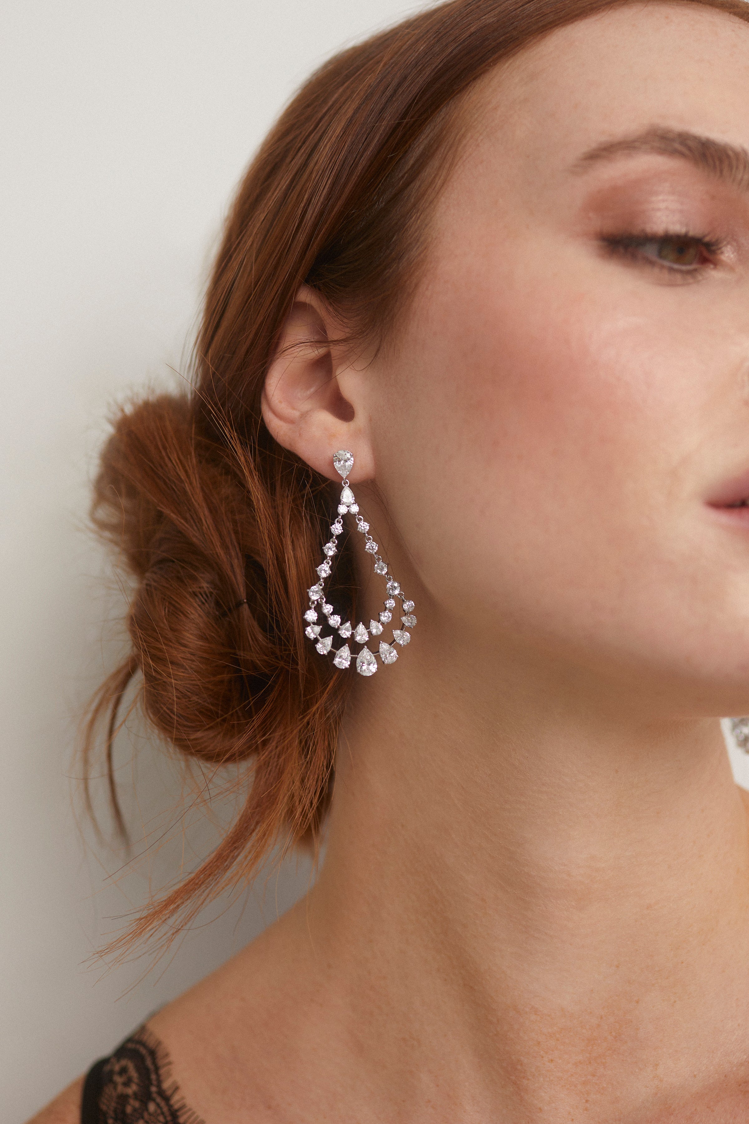 WILLOW CZ LARGE DRAMA SWING DROP EARRINGS – NADRI