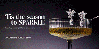 This the season to sparkle. Find the perfect gift for everyone on your List. Discover the Holiday Shop. Gif includes images of cubic zirconia jewelry on models and different surfaces.