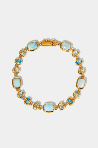 CABARETE MULTI LINE BRACELET IN GOLD PLATING