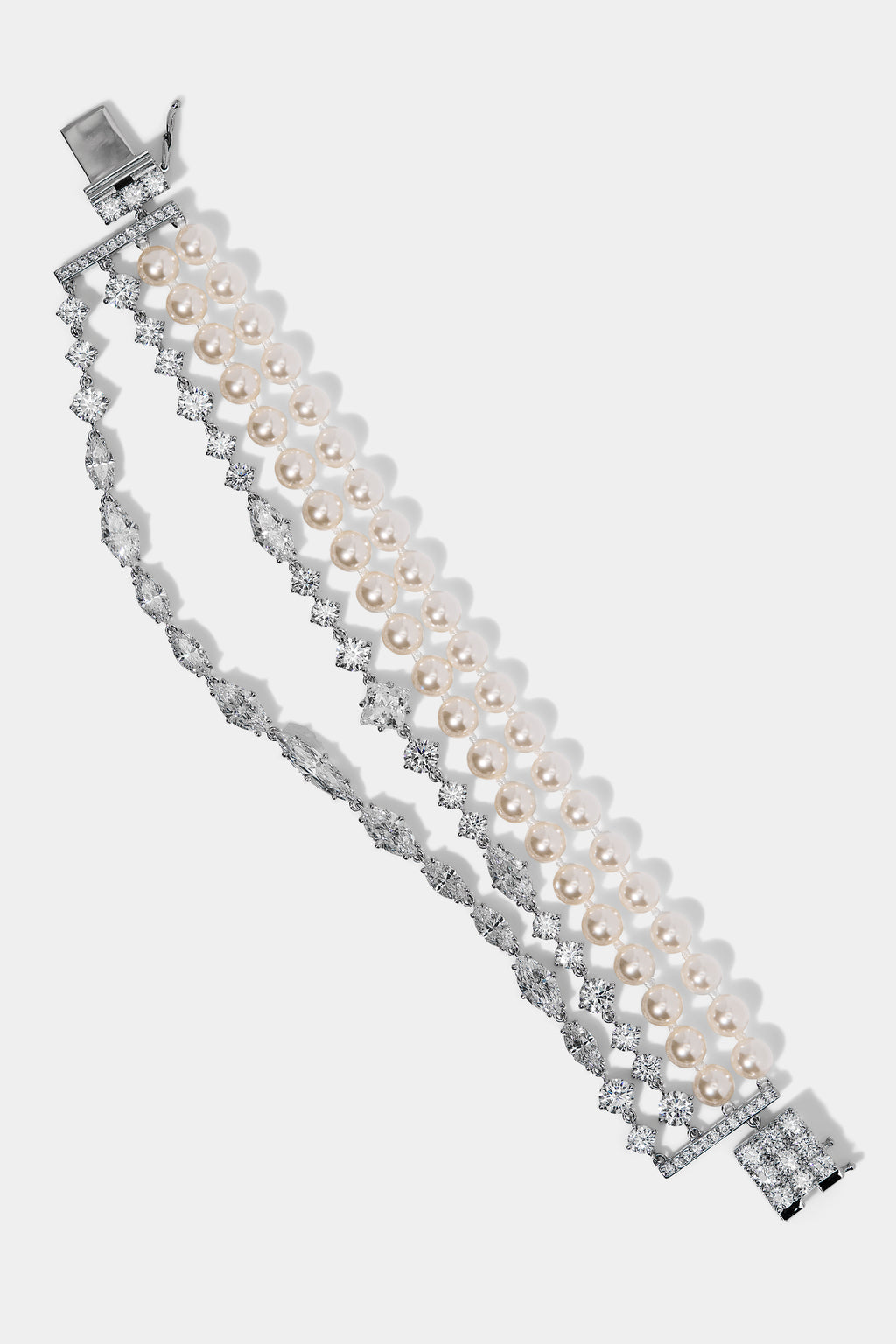 MATERIAL PEARL SWAG LINE BRACELET – NADRI