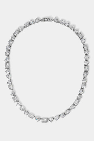 Glitz Small Mixed CZ Collar Necklace