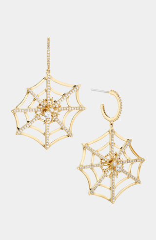 AJOA WEB DROP EARRINGS