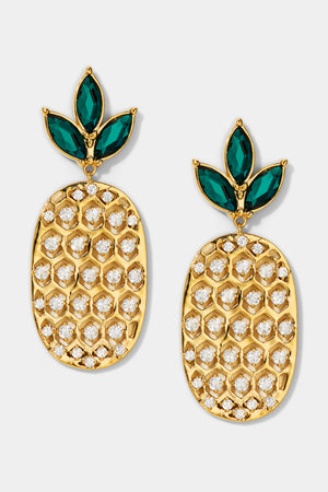 DOLCE VITA PINEAPPLE DROP EARRINGS