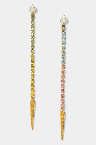 AJOA OCEAN BUBBLE LINEAR EARRINGS