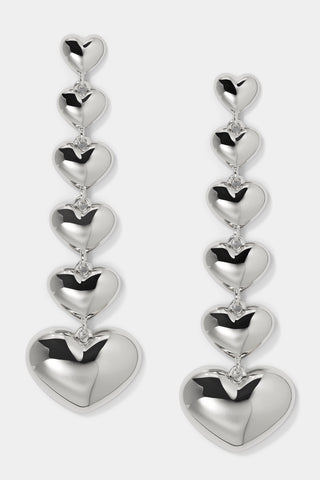 ROSALIA HEART LINEAR EARRINGS