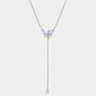 AJOA CZ BUTTERFLY Y NECKLACE