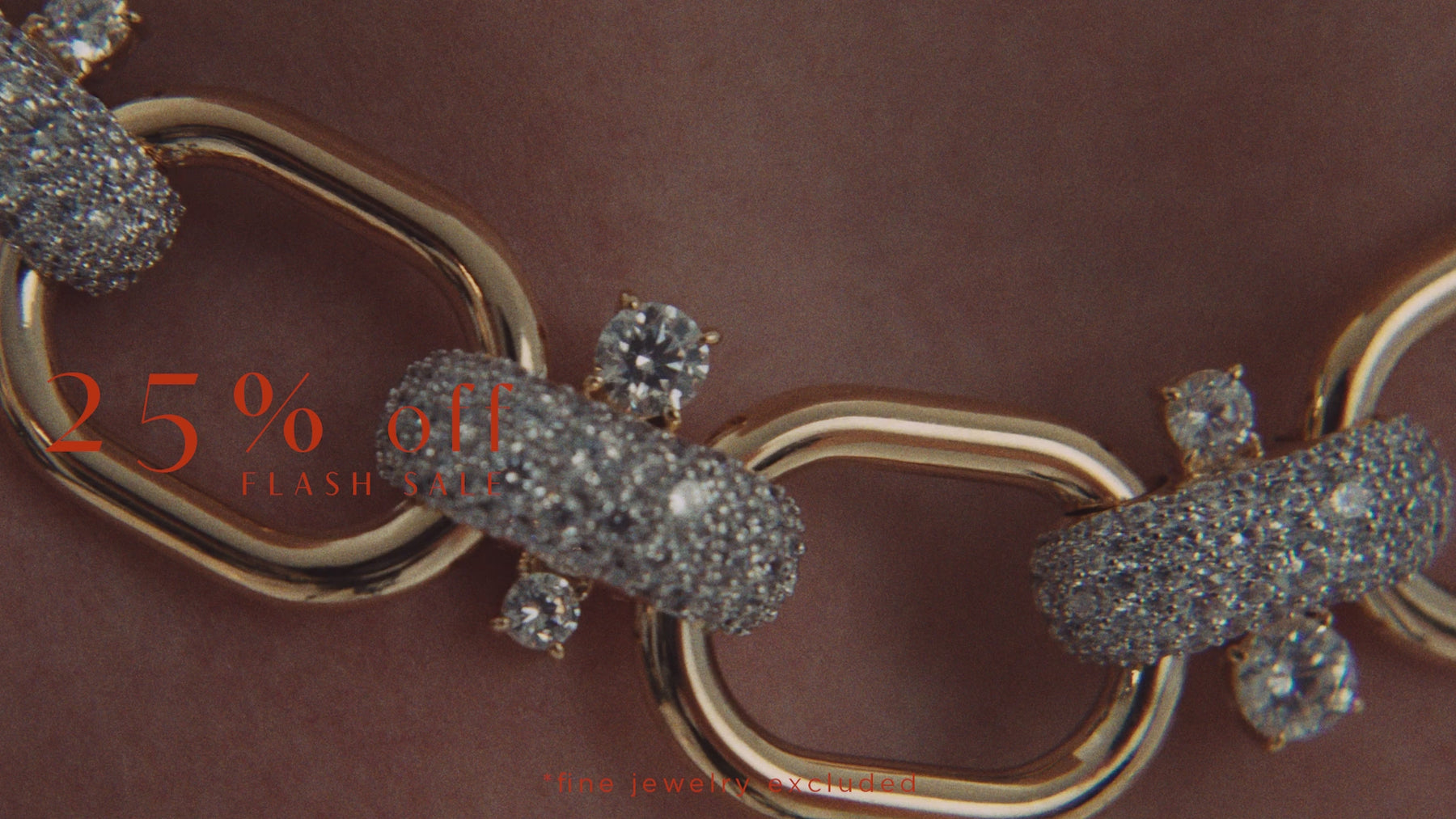 25% off Flash Sale. Fine Jewelry Excluded. Video of a model wearing Nadri's Turn Up The Volume collection of crushed cubic zirconia statement jewelry in a two-tone finish. She is wearing a festive floor-length sequin gown. 