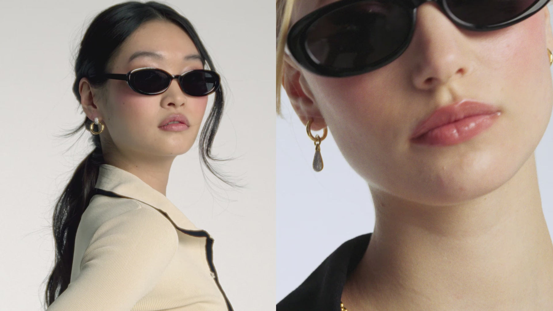 video of two models wearing gemini collection