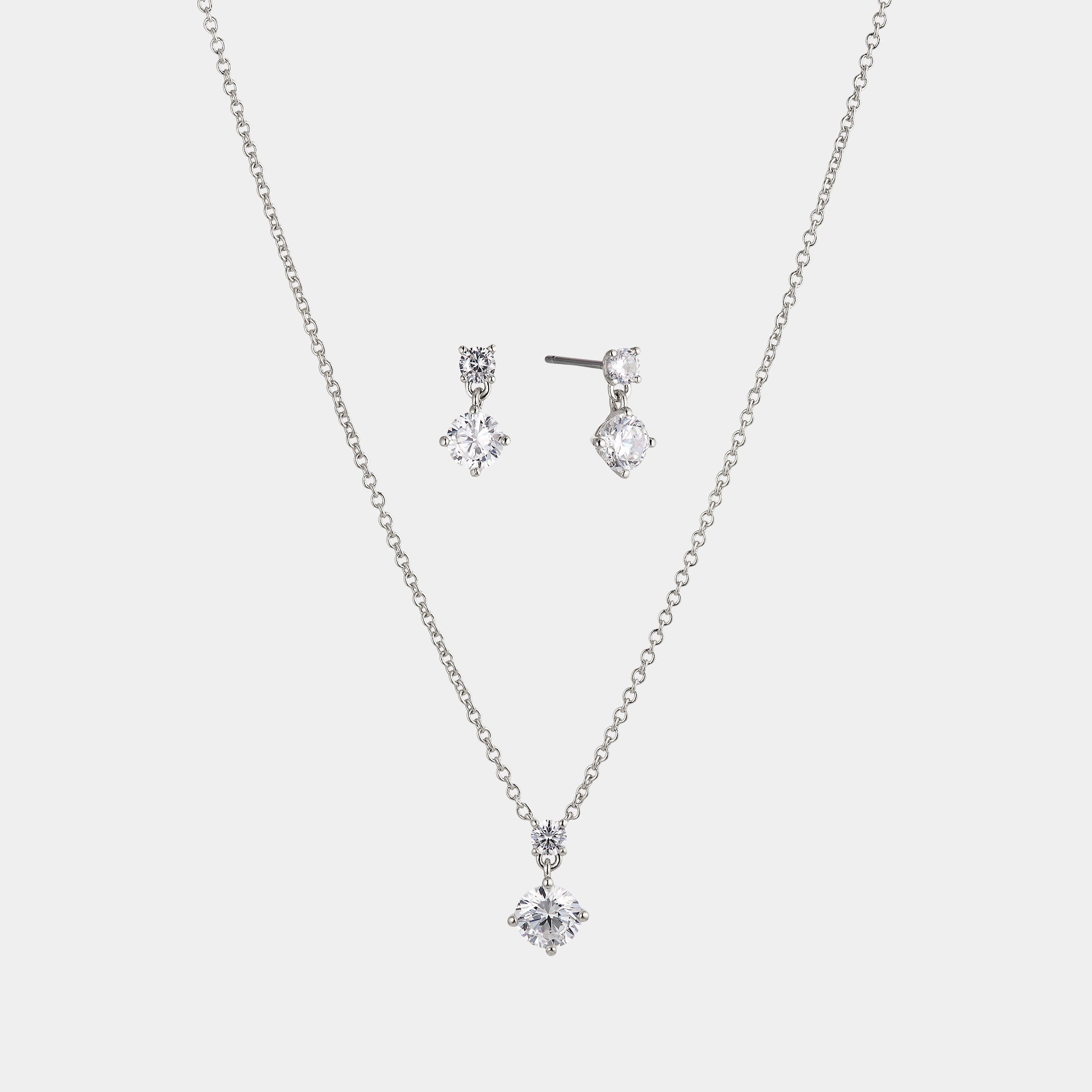 Silver necklace Set/ Silver Indian Bridal necklace set virat Jewellry –  Glam Jewelrys