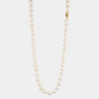 20" 10MM GENUINE FRESHWATER PEARL NECKLACE
